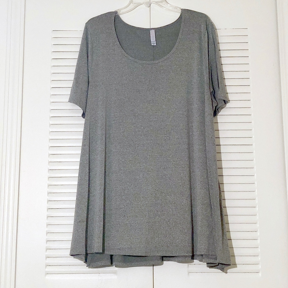 LULAROE - Gray Perfect T - 3X